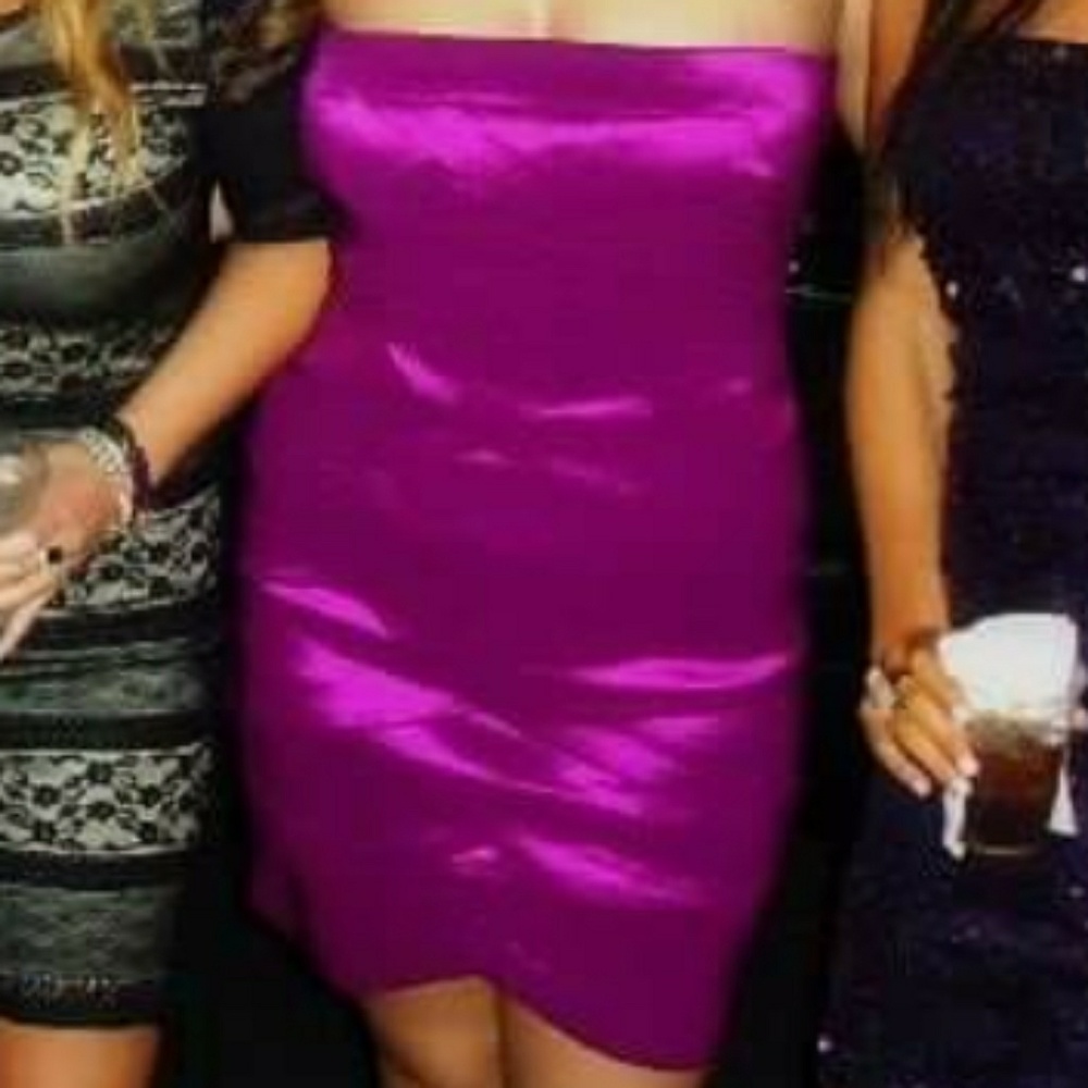 Magenta Bodycon Mini